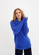 Maglione a collo alto in morbido filato effetto piume, bonprix