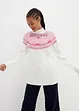 Maglione norvegese con spacchi ai lati, bonprix
