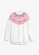 Maglione norvegese con spacchi ai lati, bonprix