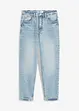 Mom jeans cropped, a vita alta, bonprix