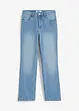 Jeans elasticizzati loose fit a vita alta, wide leg, bonprix