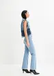 Jeans elasticizzati loose fit a vita alta, wide leg, bonprix