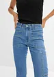 Jeans cargo cropped mid waist, bonprix