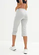 Pantaloni capri sportivi, skinny (pacco da 2), bonprix