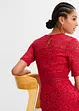 Abito in pizzo con inserto a uncinetto, bonprix