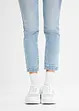 Jeans cropped slim fit, a vita media, bonprix