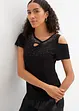 Maglia con strass e cut-out, BODYFLIRT