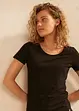 T-shirt lunga con scritta (pacco da 2), bonprix