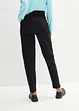 Pantaloni a vita alta in twill con comodo elastico in vita, bonprix