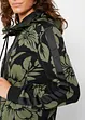Felpa con zip e cotone, bonprix