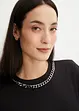 Maglia con maniche a pipistrello e catena, bpc selection