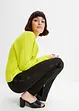 Leggings con gambe svasate e cerniera, RAINBOW