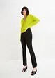 Leggings con gambe svasate e cerniera, RAINBOW