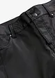 Pantaloni in similpelle stile biker, bonprix