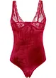 Body ouvert in velluto, bonprix