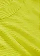 Maglione a coste accollato in viscosa morbida, bonprix