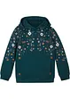 Felpa con cappuccio in puro cotone biologico, bonprix