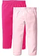 Leggings a pinocchietto con cotone biologico (pacco da 2), bonprix