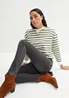 Jeggings lunghi, vita alta, bonprix