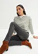 Jeggings lunghi, vita alta, bonprix