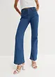 Jeans elasticizzati bootcut, vita media, bonprix