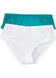 Slip alto con pizzo (pacco da 2), bonprix