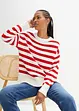 Maglione boxy traforato, bonprix