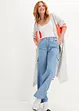 Jeans wide leg a vita alta con cinta comoda, bpc bonprix collection