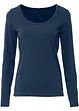 Maglia elasticizzata aderente a maniche  lunghe, bonprix