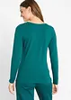 Maglia elasticizzata aderente a maniche  lunghe, bonprix