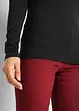 Maglia elasticizzata aderente a maniche  lunghe, bonprix