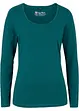 Maglia elasticizzata aderente a maniche  lunghe, bonprix