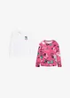 Maglia boxy in puro cotone biologico (pacco da 2), bonprix