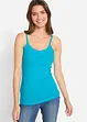 Top con spalline sottili in puro cotone (pacco da 3), bonprix