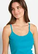 Top con spalline sottili in puro cotone (pacco da 3), bonprix
