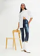 Jeans skinny elasticizzati, vita media, bonprix