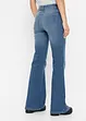 Jeans bootcut in cotone biologico, vita media, bonprix