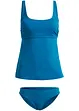 Tankini (set 2 pezzi) in poliammide riciclata, bpc bonprix collection