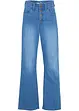Jeans straight elasticizzati, vita alta, bonprix