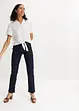 Jeans elasticizzati straight, vita media, bonprix