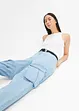 Jeans cargo in barrel shape, RAINBOW