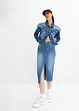 Gonna di jeans con spacco, bonprix
