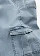 Jeans cargo wide leg, vita media, bonprix