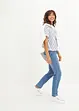 Jeans elasticizzati straight, a vita media, bonprix