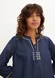 Abito di jeans con ricami, bonprix