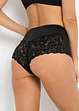 Culotte a vita alta con pizzo, bonprix
