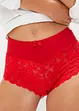 Culotte a vita alta con pizzo, bonprix