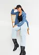 Jeans elasticizzati cargo, mid waist, bonprix