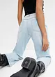 Jeans elasticizzati cargo, mid waist, bonprix