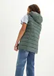 Gilet trapuntato con cappuccio, bonprix